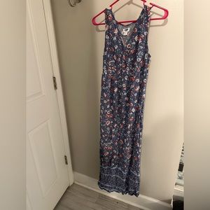 Maternity maxi dress, size M, Old Navy